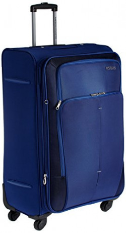 American Tourister Crete Polyester 77 cm Ink Blue Softsided Check-in Luggage (49W (0) 01 003)