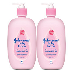 Johnson's Baby Lotion (Pack of 2, 500ml)