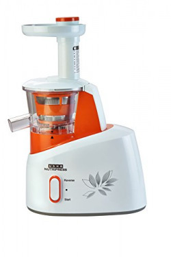 Usha Nutripress CPJ 361S 200-Watt Cold Press Slow Juicer (White/Orange)