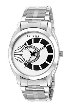 Laurels Large Size Polo White Dial Men's Watch - Lo-Polo-701