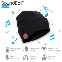 SoundBot SB210 Wireless Winter Beanie Headset