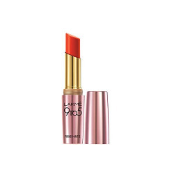 Lakme 9 to 5 Primer with Matte Lip Color, MR10 Red Rebel, 3.6g
