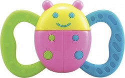 Miss & Chief Beetle Teether Rattle(Multicolor)