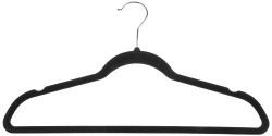 AmazonBasics Velvet Suit Hangers - Black (Set of 50)