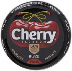 Cherry Blossom Wax Polish - 40 gm (Black)