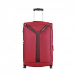 Safari Fabric 65 cms Red Soft Side Suitcase (Kayak 2W 65 EC RED)