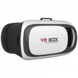 Blackbug Virtual Reality Glasses 3D VR Box Headsets For 4.7 Inch Mobile Phones - White