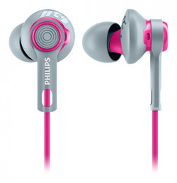 Philips SHQ2300PK/00 ActionFit Sports Headphones (Pink)