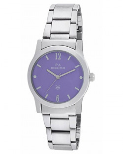 Maxima Analog Purple Dial Women's Watch - O-46663CMLI