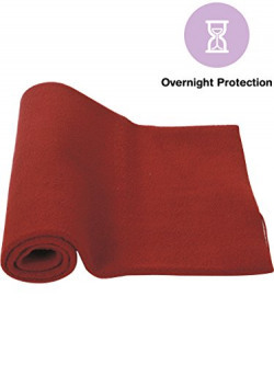 Mee Mee's Total Dry & Breathable Mattress Protector Mat (Light Maroon)
