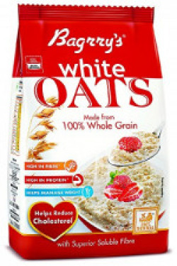 Bagrry's White Oats, 1kg with Free Bagrry's White Oats, 200g