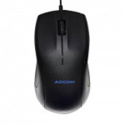 Adcom Optical Wired Mouse 2308-USB Compatible & 1000DPI [Small Size]