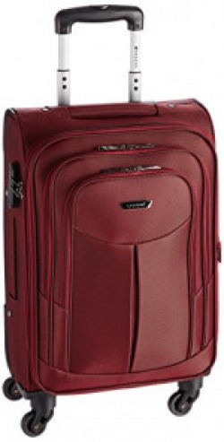 Safari Polyester 54.5 cms Red Softsided Carry-On (Tergo-57-Red-4wh)