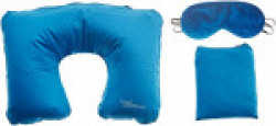 Travel Additions Blue Travel Pillow and eye mask (4322)