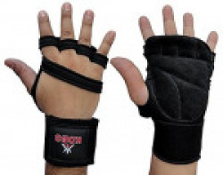 Kobo 3613 Neoprene Gym Gloves, Large (Black)