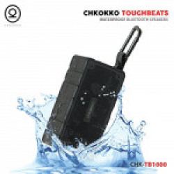 Chkokko Toughbeats TB1000 IPX5 Waterproof Portable Wireless Bluetooth Speaker (Black)