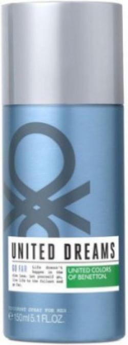 United Colors of Benetton. Go Far Deodorant Spray  -  For Men(150 ml)