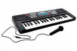 Toykart 37 Key Piano Keyboard Toy with DC Power Option, Recording and Mic for Kids - 2018 Latest Model