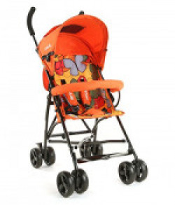 LuvLap Tutti Frutti Baby Stroller Buggy (Orange)