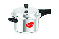 Pigeon By Stovekraft Favourite Al Outer Aluminum Pressure Cooker, 5 Litres (Silver)