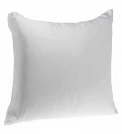 White Polyester 16 x 16 Inch Cushion Insert by Zikrak Exim