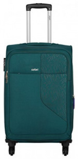 Safari Fabric 78 cms Teal Soft Side Suitcase (Badge 4W 75 EC TEAL)
