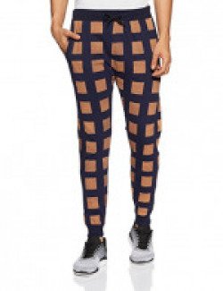 Cloth Theory Men's Relaxed Fit Joggers (CTMTJGAOP002_Ecru Melange_Medium)