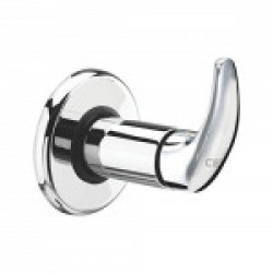 Cera Platinum F1001361 Brass Single Lever Concealed Stop Cock (Silver)