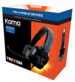 Mad Catz Tritton Kama Stereo Gaming Headset for PS4, PS Vita, Mobiles & Tablets (Black)