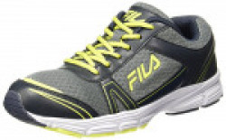 Fila Men's Wayne Navy/Grey/Lime Running Shoes - 9 UK/India (43 EU)(11005407)