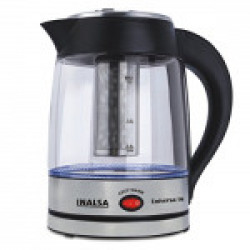 Inalsa Universa TM 1.8-litres Coffee Tea and Espresso (Glass/Black)