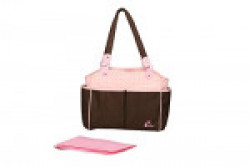 Advance Baby Multi Function Mama Tote Diaper Bag (Brown/Pink)
