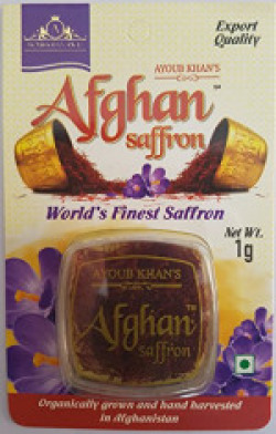 Ayoub Khan's Afghan Organically Grown Saffron/Kesar (1g, AKS02)