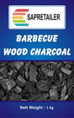 SapRetailer® Wood Charcoal for Barbecue (1 KG)