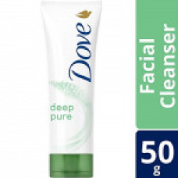 Dove Deep Pure Face Wash, 50g