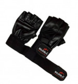 StarX Beginner Foam Gym Gloves, Adult (Black)