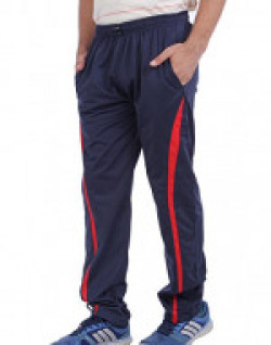 AMERICAN CREW Men's Polyester Trackpant (AL012-XXL, Navy Blue, XX-Large)