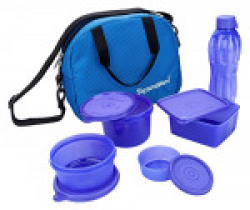 Signoraware Plastic Sling Set with Bag, 6-Pieces, Violet