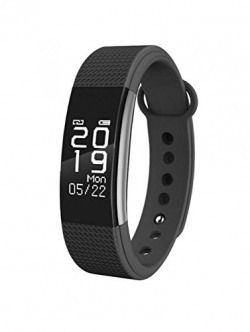 Easypro Bluetooth Fitness Band With Heart Rate Sensor for Android/iOS Devices (Black)