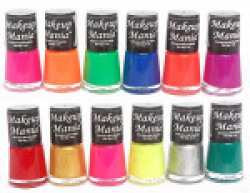 Makeup Mania Daily Wear Nail Polish Combo (Multicolor No.74, Pack of 12)