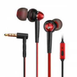Falatek S310 Extra Bass In Ear Earphone with Microphone (Black/Red)