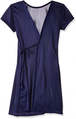 Fabme Women's Satin Dressing Gown (NW059NBU)
