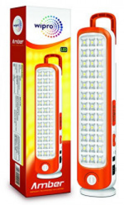 Wipro Amber 18-Watt Rechargeable Emergency LED Lantern (Orange)