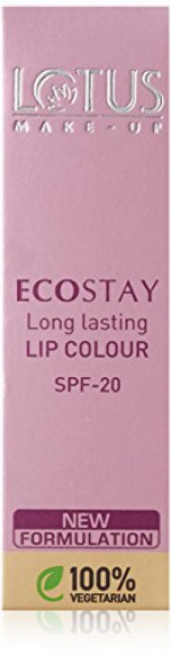 Lotus Makeup Ecostay Long Lasting Lip Color, Orange Lush, 4.2g