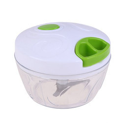 Tomtopp Multifunction Household Food Processor Manual Meat Crusher Chopper(White)