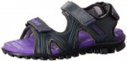 Reebok Women's Reeflex Gravel, Purple, Grey and Black Fashion Sandals - 6 UK/India (39 EU) (8.5 US)