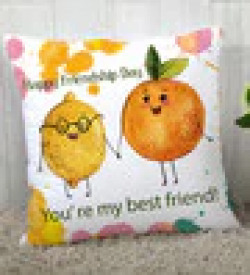 Friendship Day Gift Cushion Cover by StyBuzz