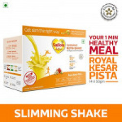Saffola Active Slimming Nutri-Shake - 50 g (Pack of 14, Royal Kesar Pista)