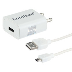 Lumisun Wall charger 2A with Wire Fast charger
