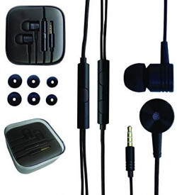 MetalMi Genuine Mi Compatible Headphones with Metal Bass (Colour Black) in Ear Dolby Digital Sound Ergonomic Design ! 6 Months Warranty ! Product of India